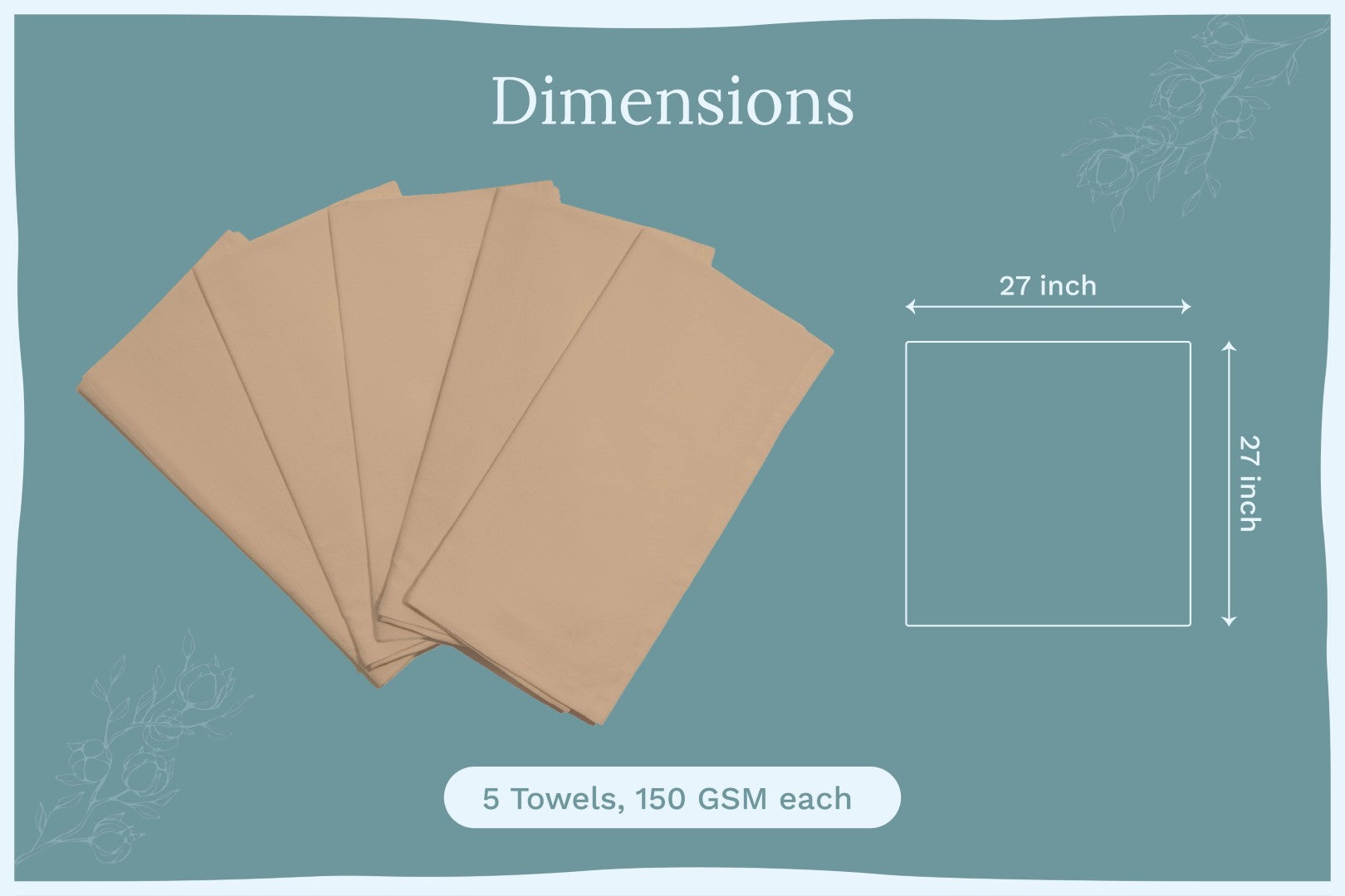Flour Sack Kitchen Towels home decor with nature-inspired artwork - product view 4