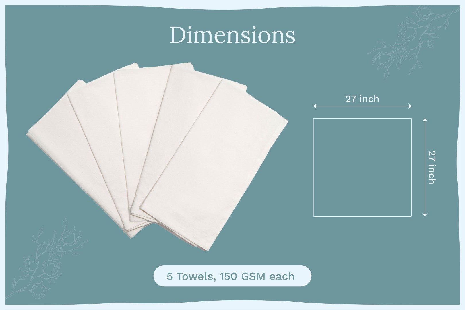 Flour Sack Kitchen Towels home decor with nature-inspired artwork - product view 32