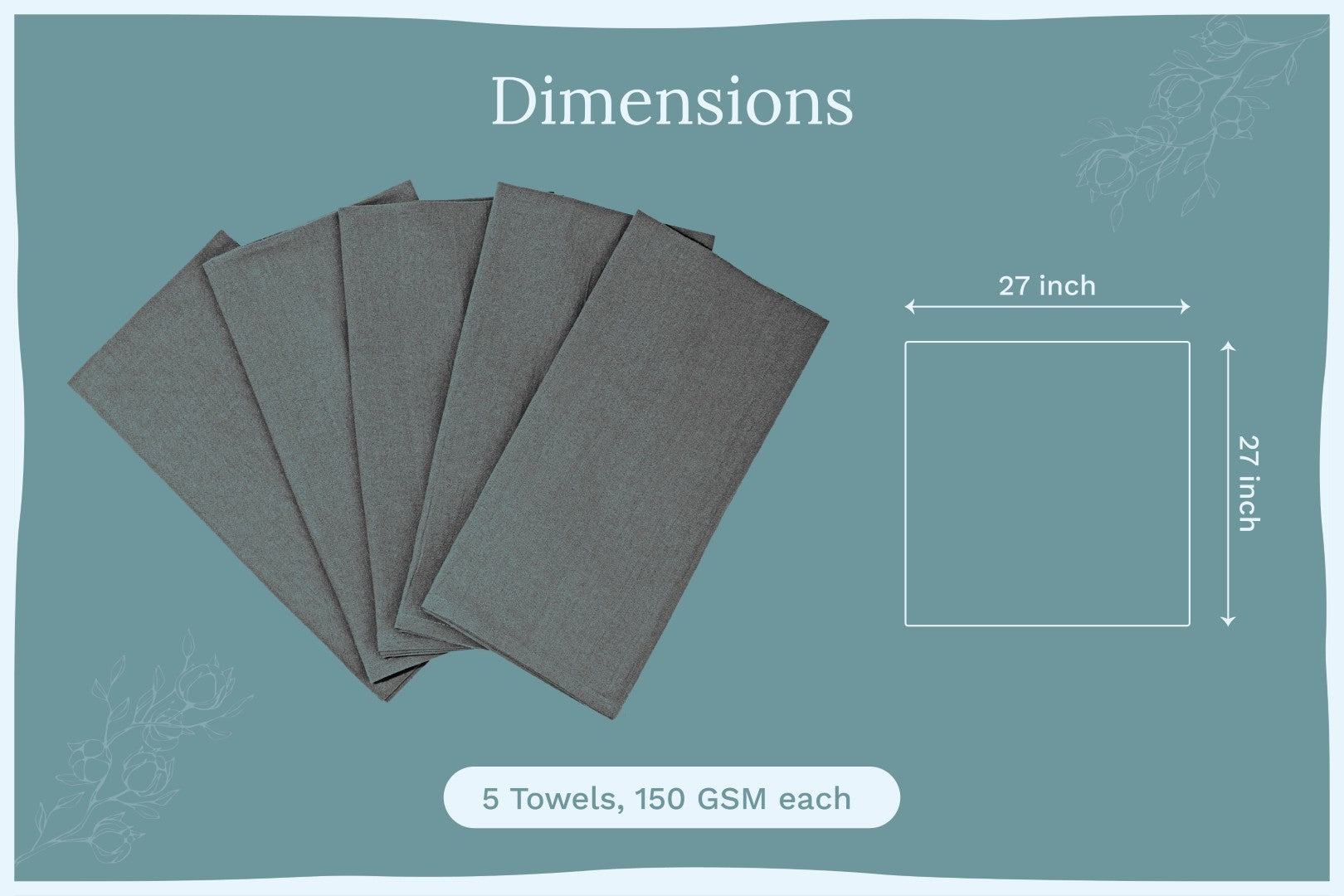 Flour Sack Kitchen Towels home decor with nature-inspired artwork - product view 18