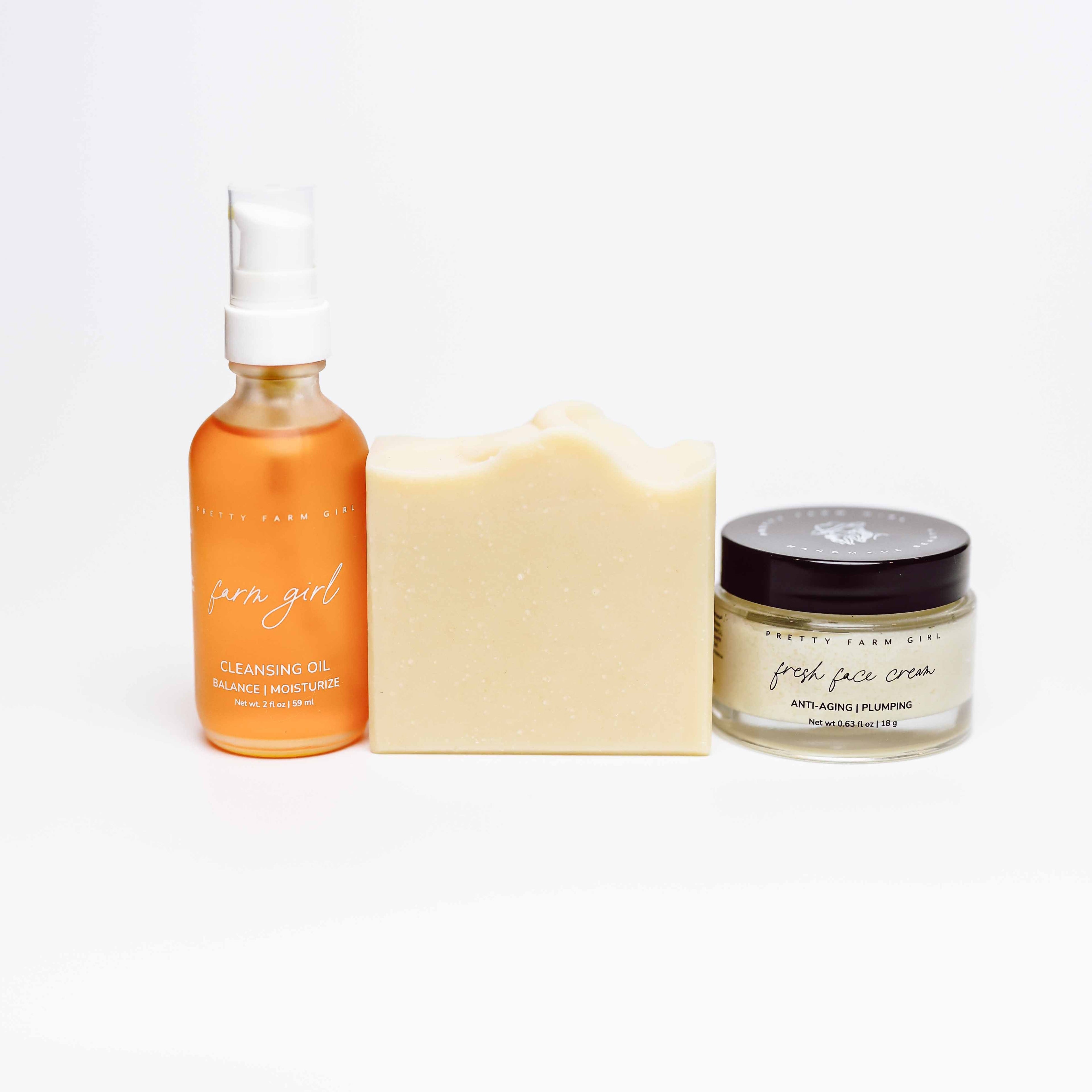 Double Cleansing Kit: Anti health & beauty with nature-inspired artwork