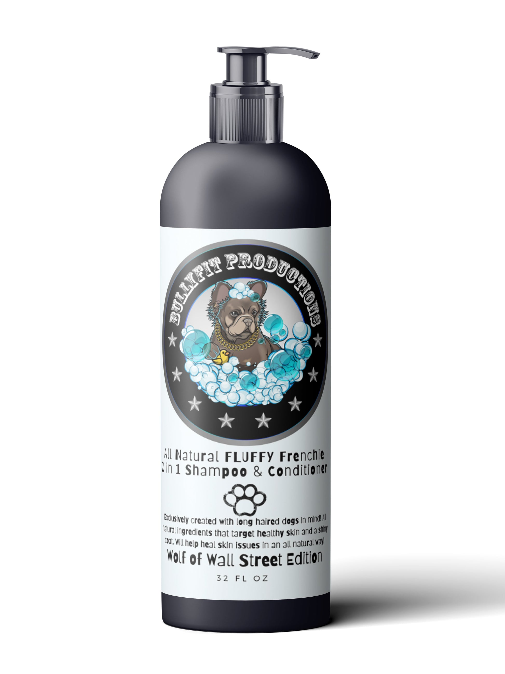 BarkFit Pet Shampoo bottle with a dog illustration on a white background