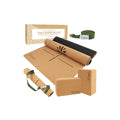 Ultimate Cork Yoga Essentials Kit yoga cork kit with nature-inspired artwork