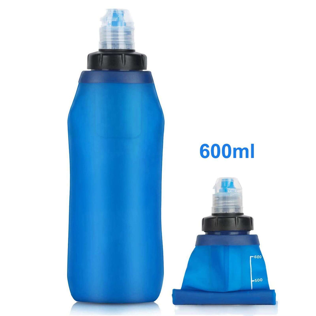 Collapsible Water Filter Bottle – 600 Ml Hygienisafe® food and water with nature-inspired artwork