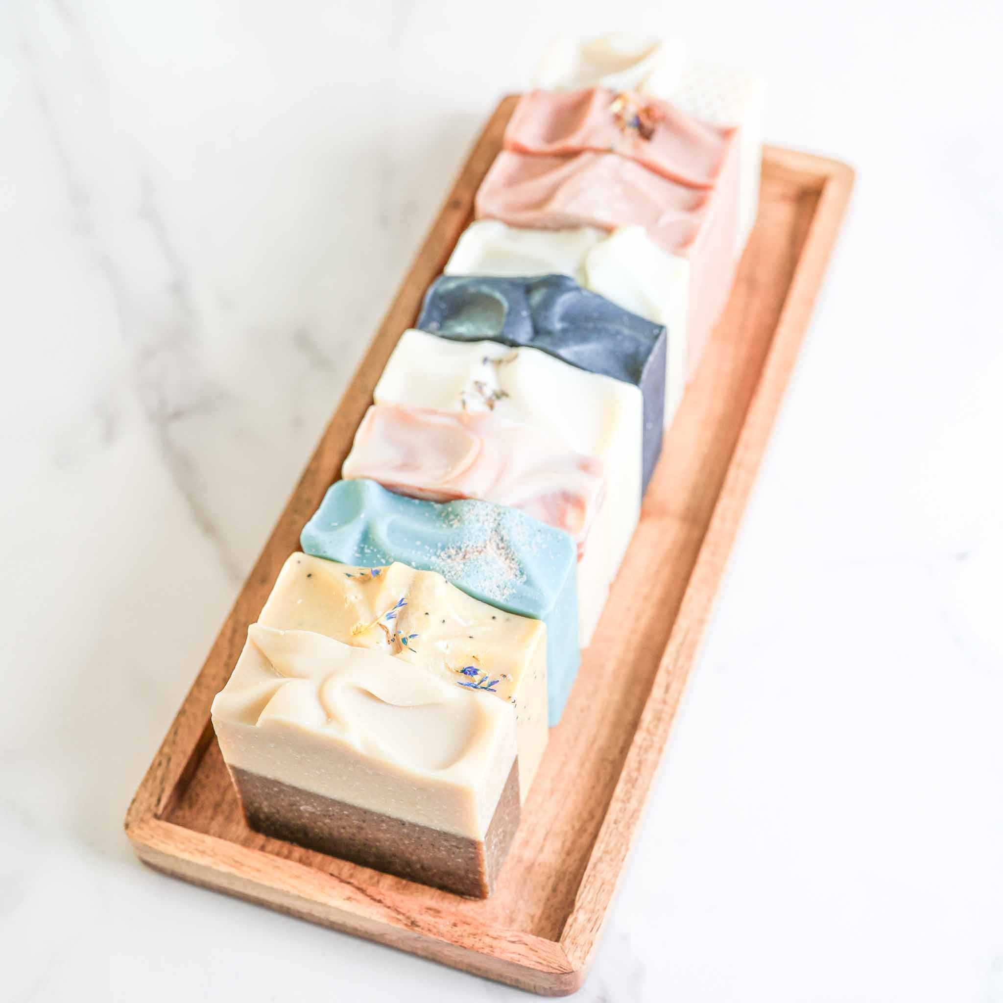 Farmhouse Artisan Goat Milk & Tallow Soap Collection uncategorized / needs cleanup with nature-inspired artwork