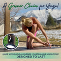 Eco Balance yoga mat with nature-inspired artwork - product view 2