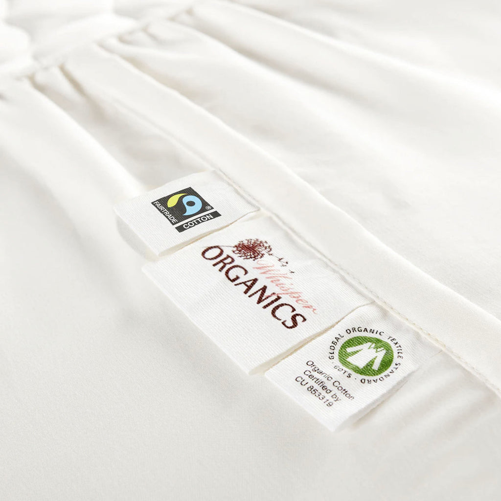 Organic Cotton Quilted Mattress Pad Protector mattress pad with nature-inspired artwork - product view 3