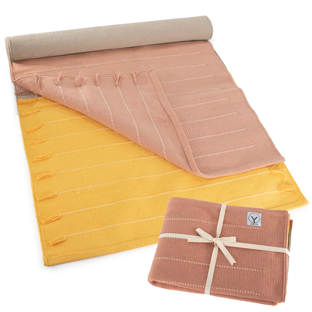 Organic & Eco yoga mat with nature-inspired artwork - product view 10