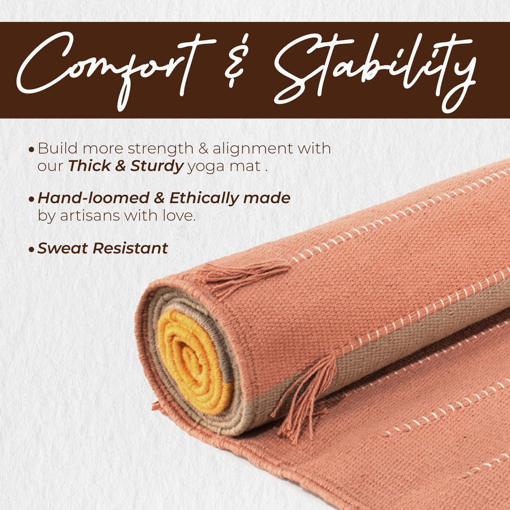 Organic & Eco yoga mat with nature-inspired artwork - product view 7
