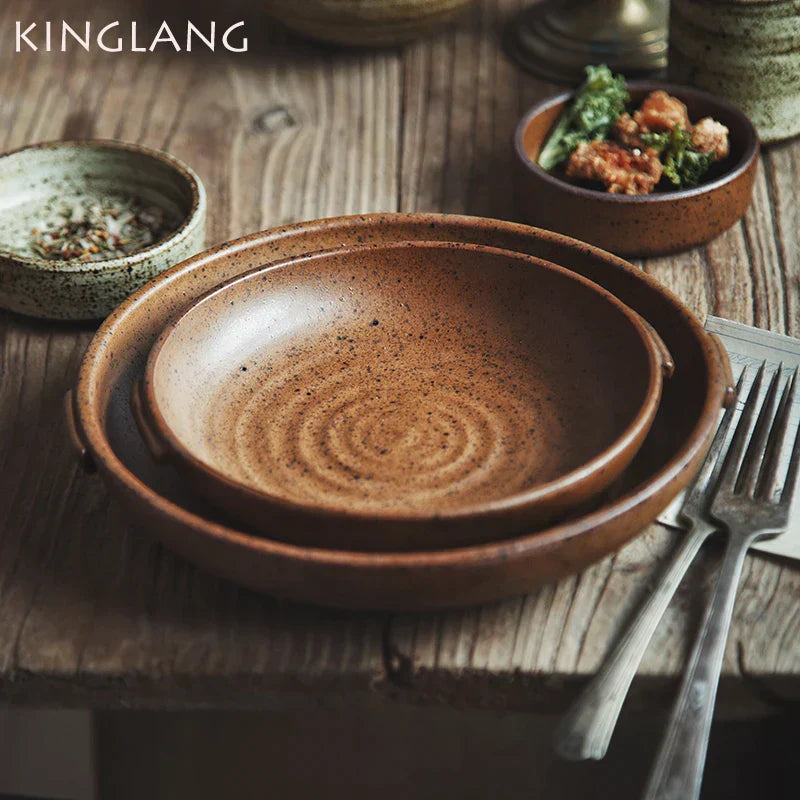 Decorbites™ Round Swallow Plate uncategorized / needs cleanup with nature-inspired artwork