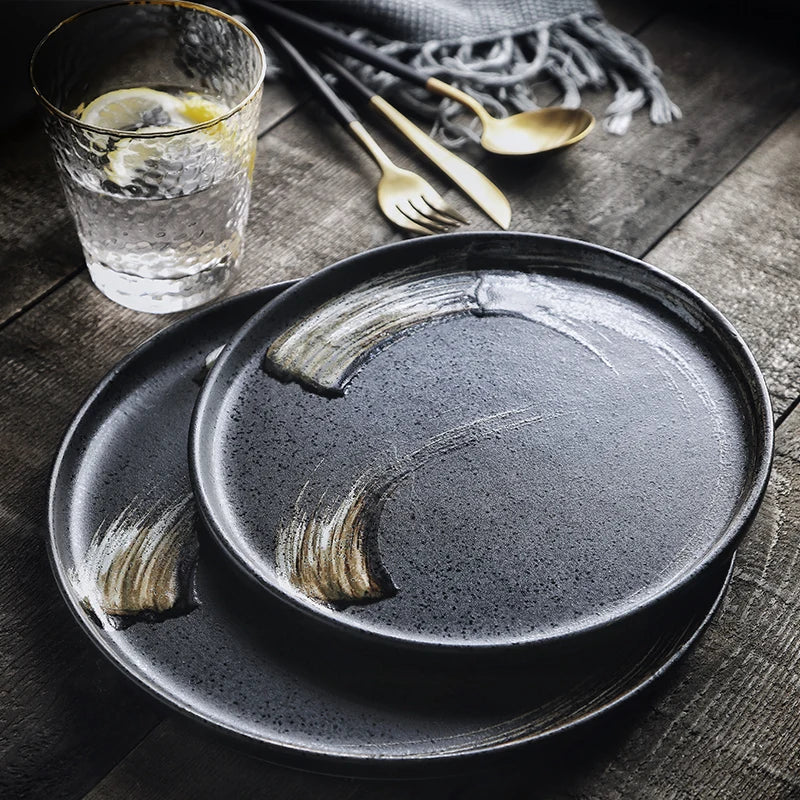 Decorbites™ Round Dinner Plate uncategorized / needs cleanup with nature-inspired artwork - product view 2