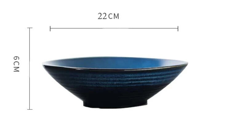 Decorbites™ Japanese Blue Tableware uncategorized / needs cleanup with nature-inspired artwork - product view 7