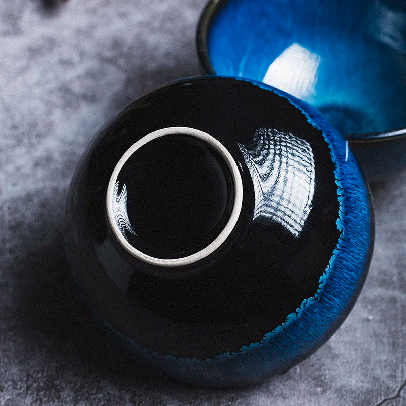 Decorbites™ Japanese Blue Tableware uncategorized / needs cleanup with nature-inspired artwork - product view 4