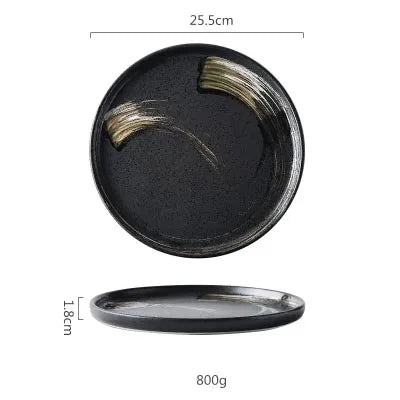 Decorbites™ Round Dinner Plate uncategorized / needs cleanup with nature-inspired artwork - product view 6