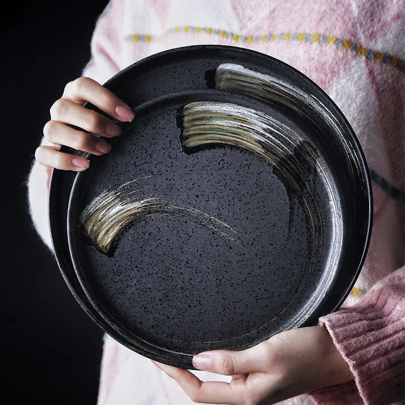 Decorbites™ Round Dinner Plate uncategorized / needs cleanup with nature-inspired artwork