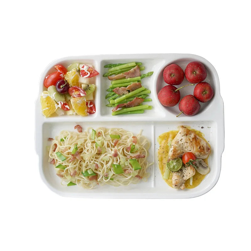Decorbites™ Divided Plate uncategorized / needs cleanup with nature-inspired artwork - product view 5