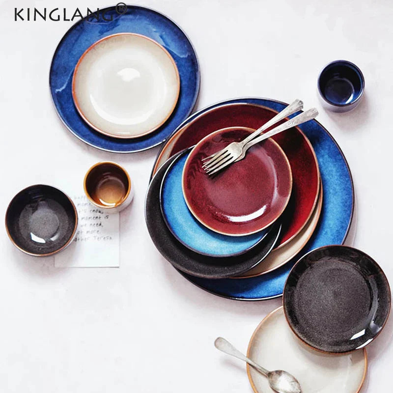 Decorbites™ Round Plate uncategorized / needs cleanup with nature-inspired artwork - product view 2