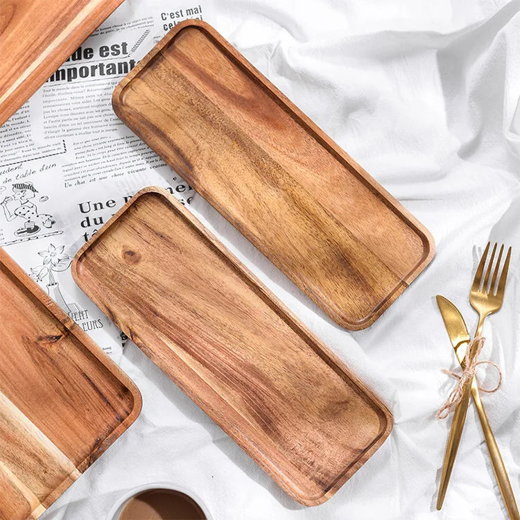 Decorbites™ Acacia Wood Breakfast Tray uncategorized / needs cleanup with nature-inspired artwork