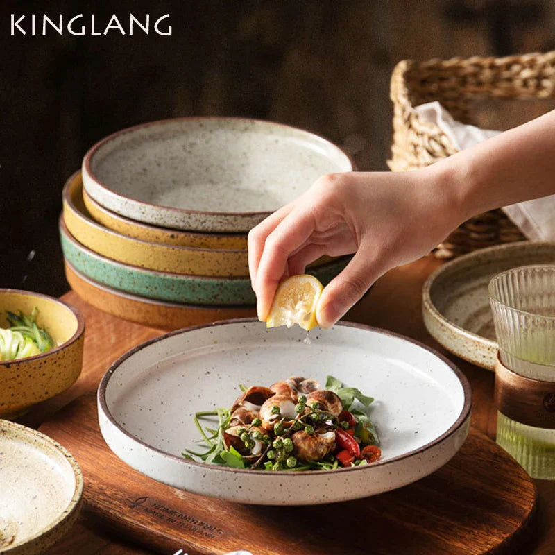 Decorbites™ Round Plates uncategorized / needs cleanup with nature-inspired artwork - product view 6