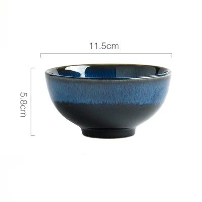 Decorbites™ Japanese Blue Tableware uncategorized / needs cleanup with nature-inspired artwork - product view 20
