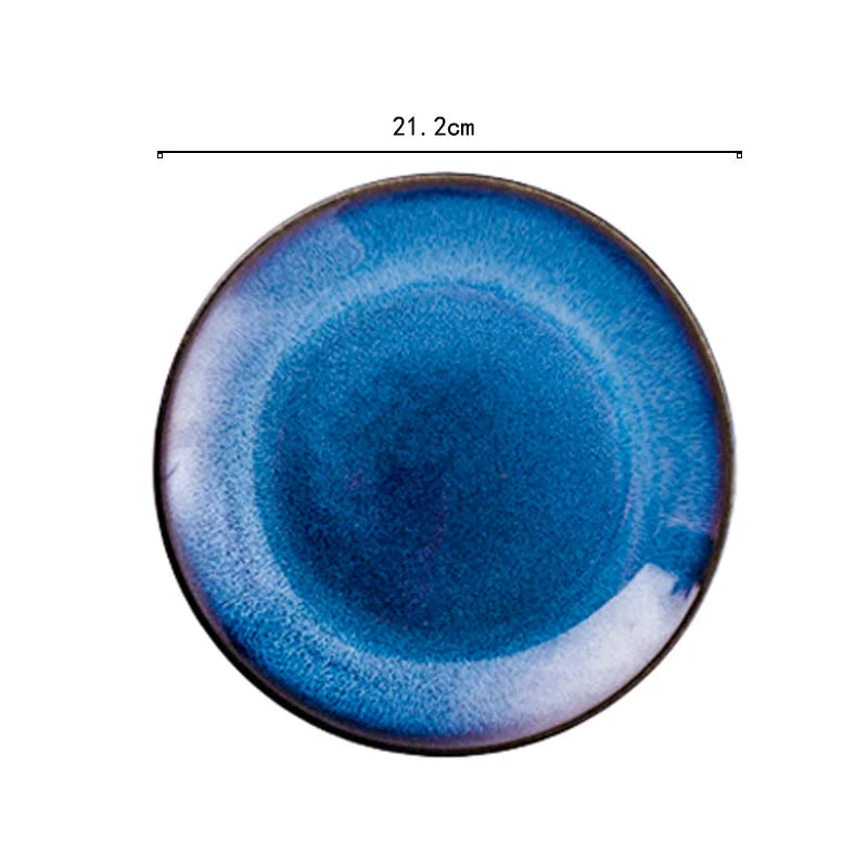 Decorbites™ Japanese Blue Tableware uncategorized / needs cleanup with nature-inspired artwork - product view 14