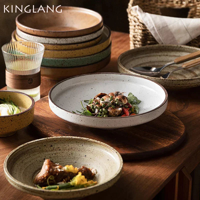 Decorbites™ Round Plates uncategorized / needs cleanup with nature-inspired artwork - product view 3