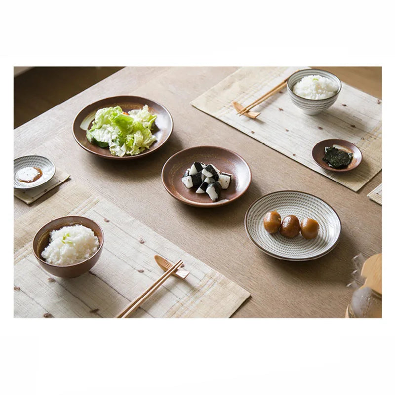 Decorbites™ Japanese Style Dinner Set uncategorized / needs cleanup with nature-inspired artwork - product view 2