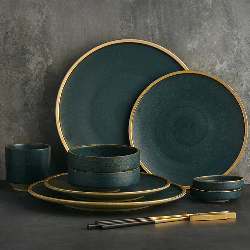 Decorbites™ Western Dinnerware Set uncategorized / needs cleanup with nature-inspired artwork
