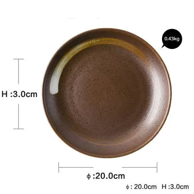 Decorbites™ Dinner Plates uncategorized / needs cleanup with nature-inspired artwork - product view 12