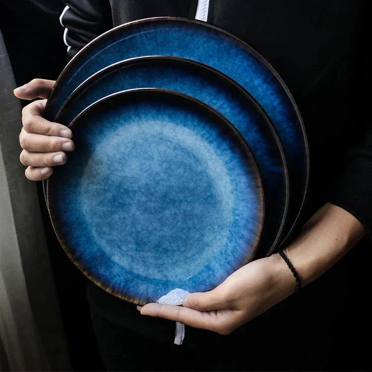 Decorbites™ Dinner Plate Set uncategorized / needs cleanup with nature-inspired artwork - product view 3
