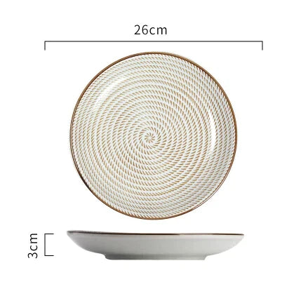 Decorbites™ Dinner Plates uncategorized / needs cleanup with nature-inspired artwork - product view 7
