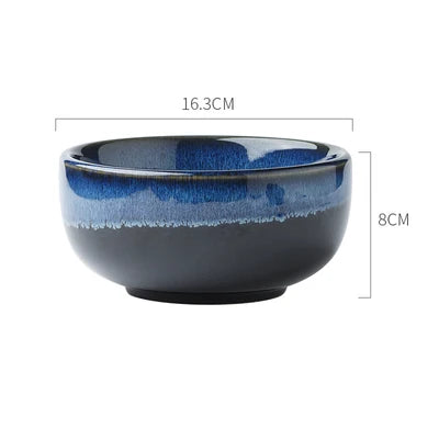 Decorbites™ Japanese Blue Tableware uncategorized / needs cleanup with nature-inspired artwork - product view 18