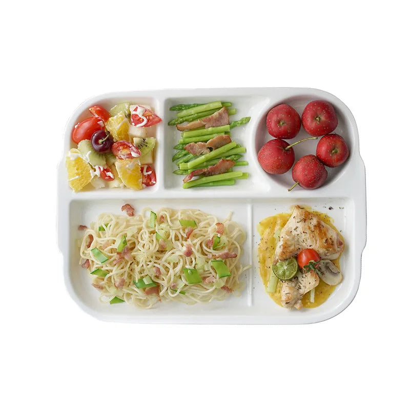 Decorbites™ Divided Plate uncategorized / needs cleanup with nature-inspired artwork - product view 6