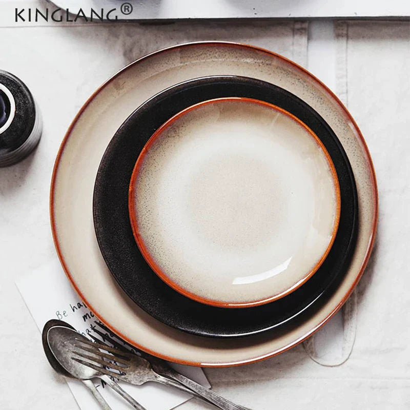 Decorbites™ Round Plate uncategorized / needs cleanup with nature-inspired artwork - product view 4