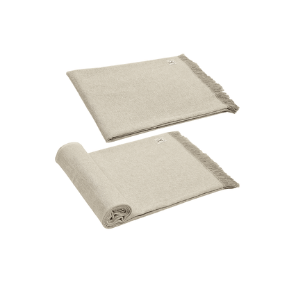 Hemp & Organic Cotton Yoga Blanket home decor with nature-inspired artwork