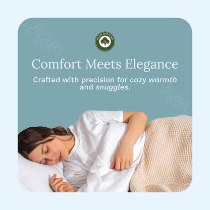 Waffle Weave Blanket home decor with nature-inspired artwork - product view 2