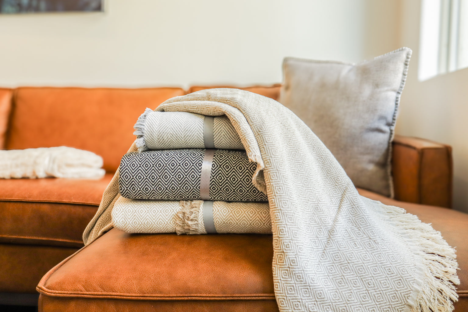 100% Cotton Patterned (large) Throw Blankets home decor with nature-inspired artwork