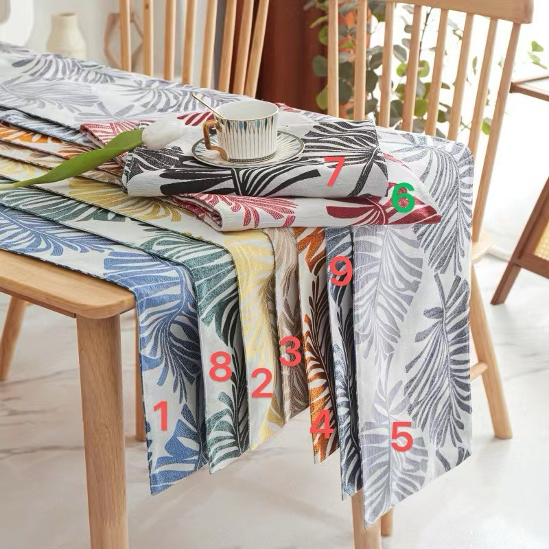 New Table Cloth/runner/plants tr new table cloth with nature-inspired artwork
