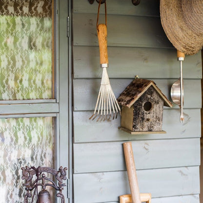 Birch Wood Decorative Birdhouse