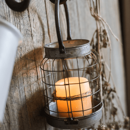 Glass and Metal Candle Holder, Two Styles