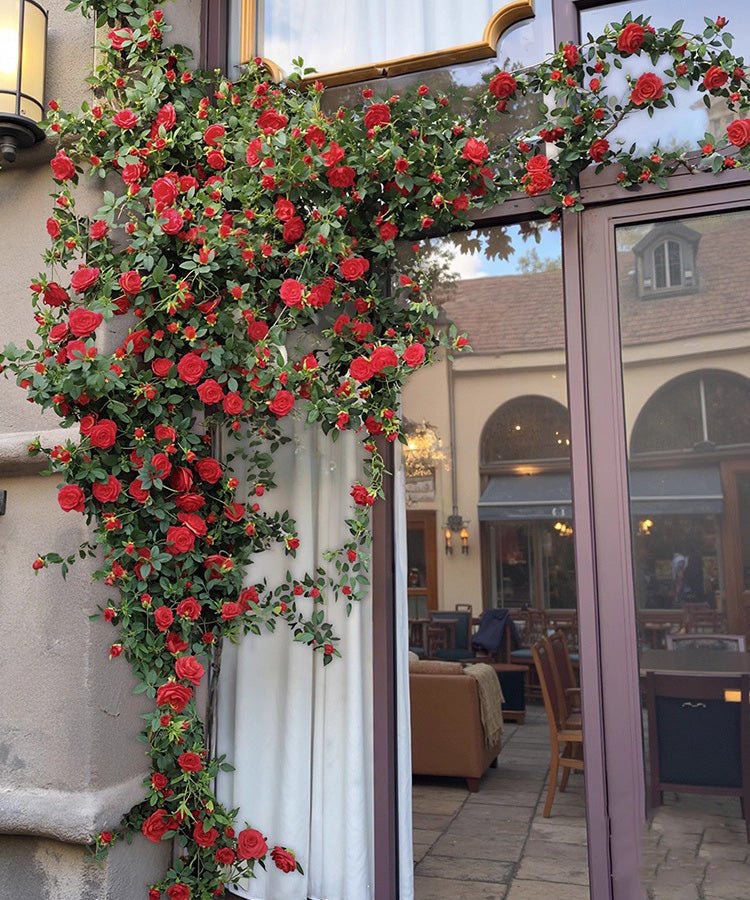 Artificial Rose Climbing Garland Set for Walls