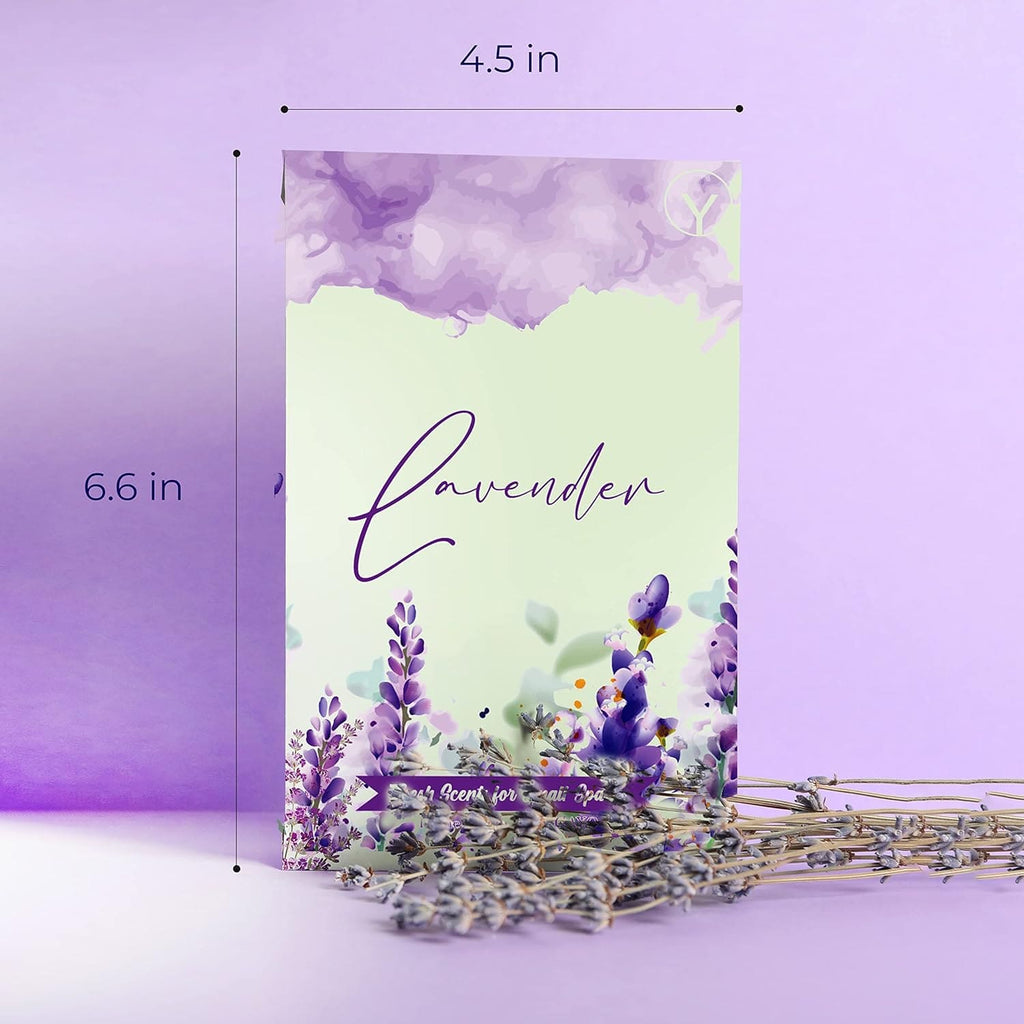 Lavender Scented Sachets reed diffusers with nature-inspired artwork - product view 4