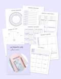 Life Planner uncategorized / needs cleanup with nature-inspired artwork