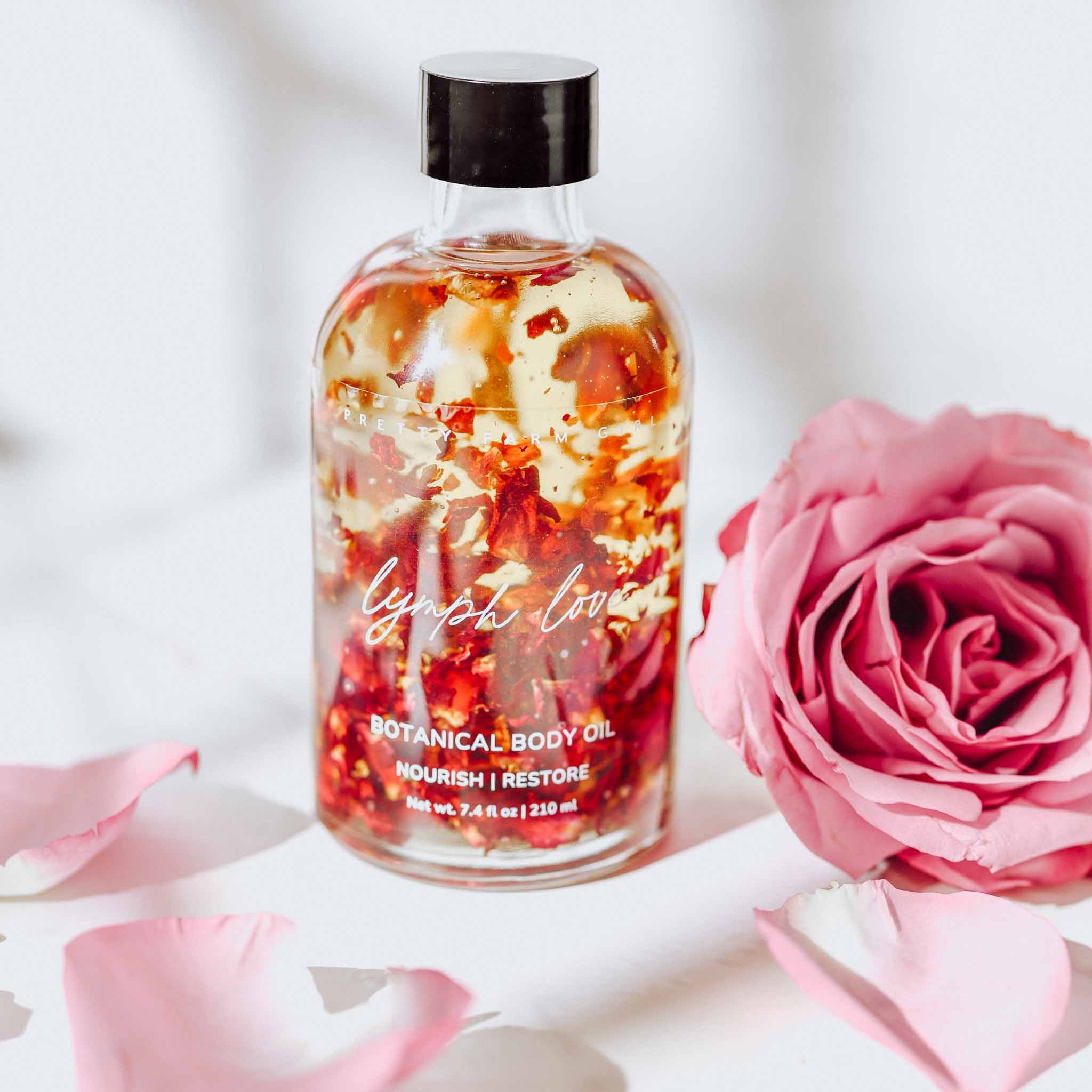 Lymph Love Natural Body Oil health & beauty with nature-inspired artwork - product view 2