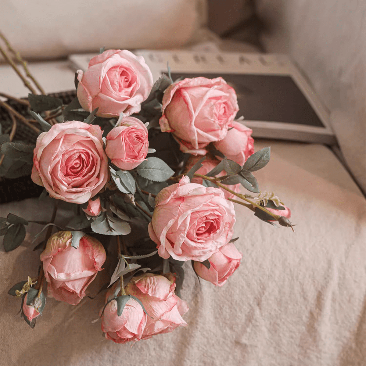 Miriya Artificial Rose Stem, 25.2 Inches