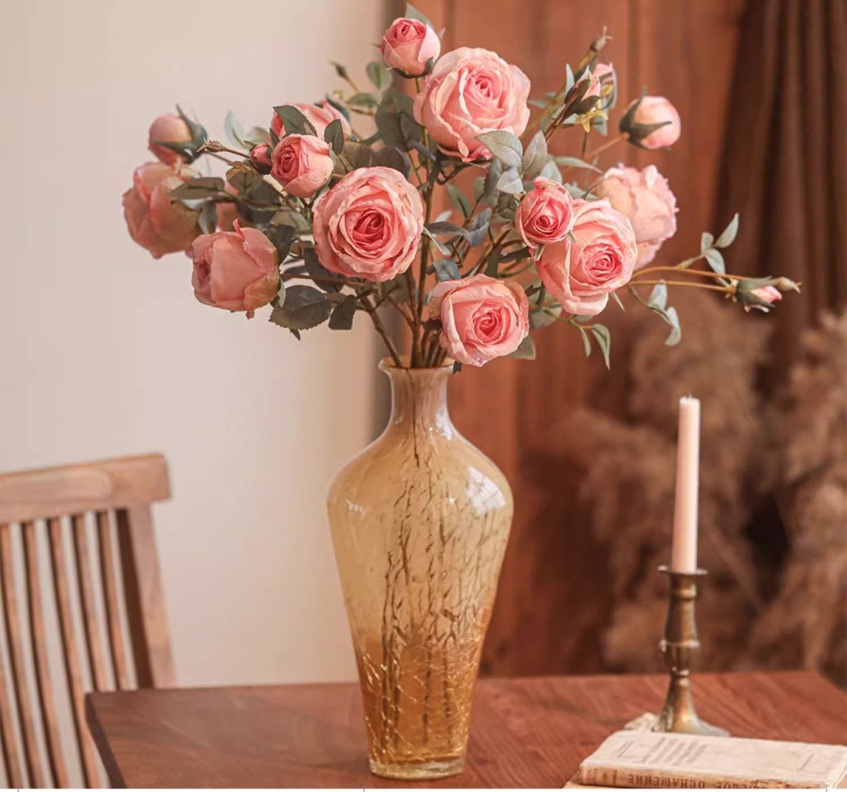 Miriya Artificial Rose Stem, 25.2 Inches