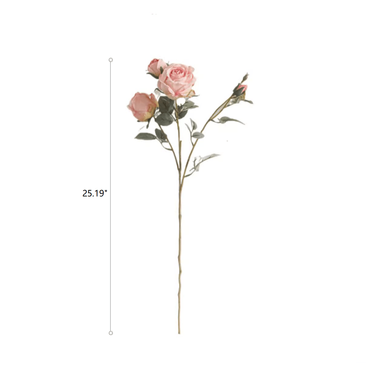 Miriya Artificial Rose Stem, 25.2 Inches