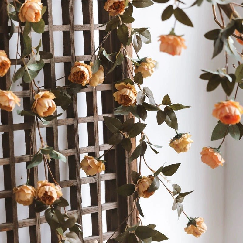 Artificial Peony Flower Vine, 65.3 Inches