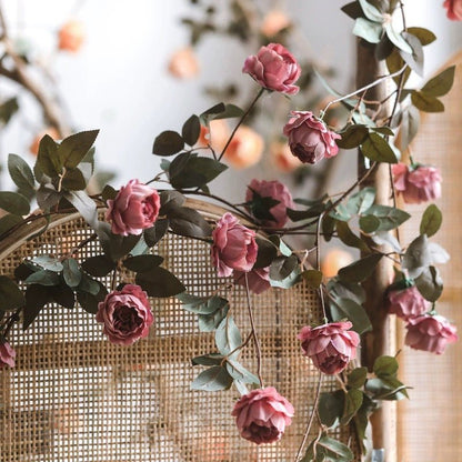 Artificial Peony Flower Vine, 65.3 Inches