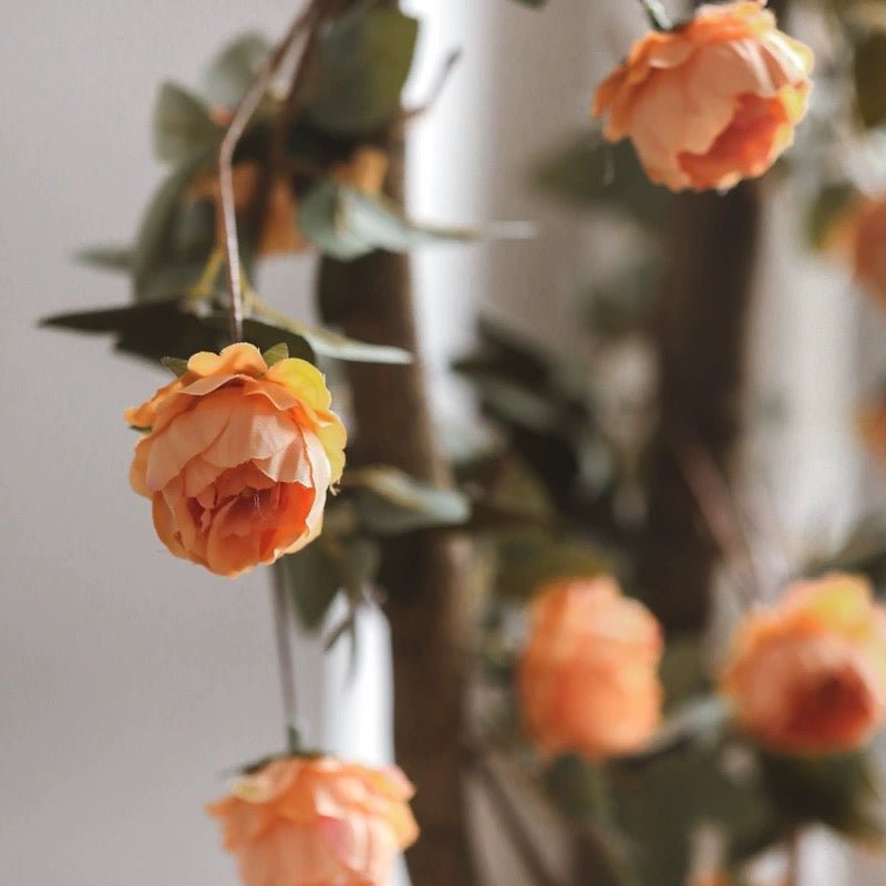 Artificial Peony Flower Vine, 65.3 Inches