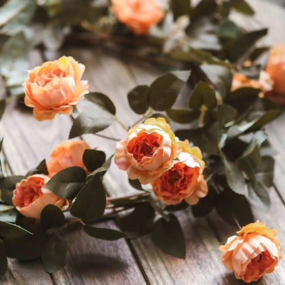 Artificial Peony Flower Vine, 65.3 Inches